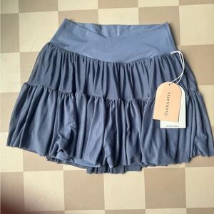 Blogilates blue skort